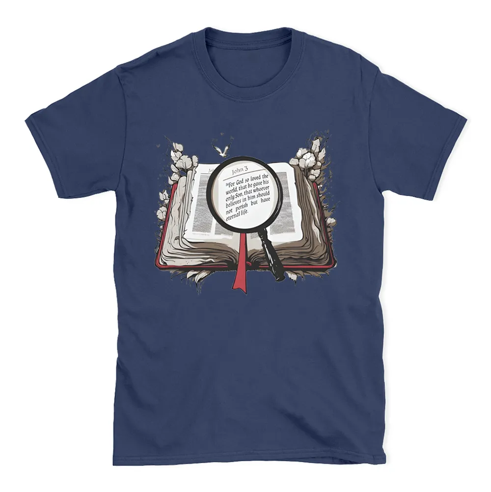 For God So Loved The Word Christian Washed T-Shirt