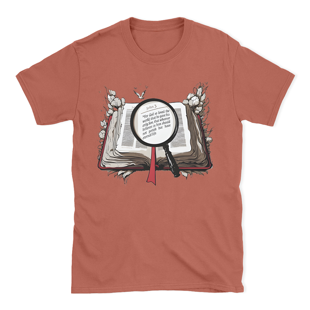 For God So Loved The Word Christian Washed T-Shirt