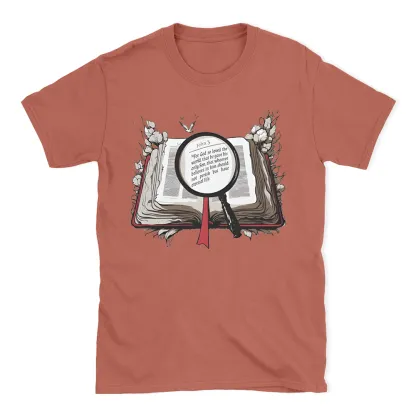 For God So Loved The Word Christian Washed T-Shirt