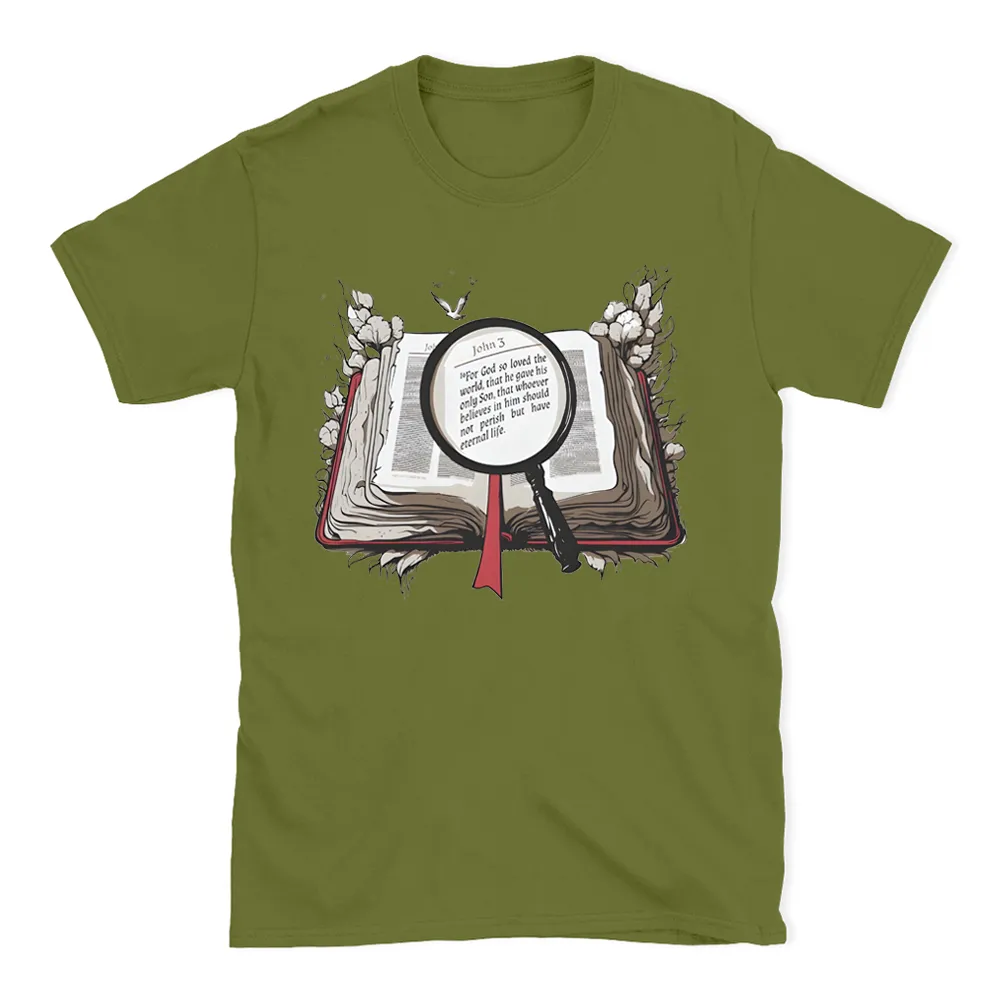 For God So Loved The Word Christian Washed T-Shirt
