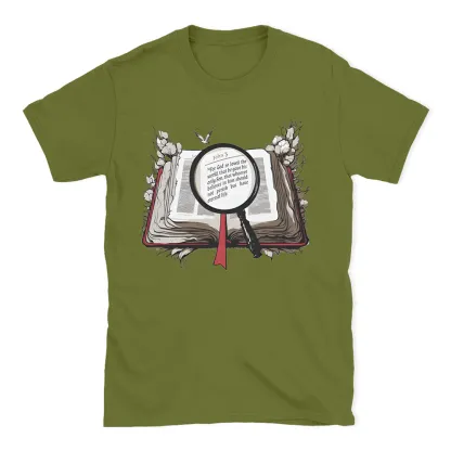 For God So Loved The Word Christian Washed T-Shirt