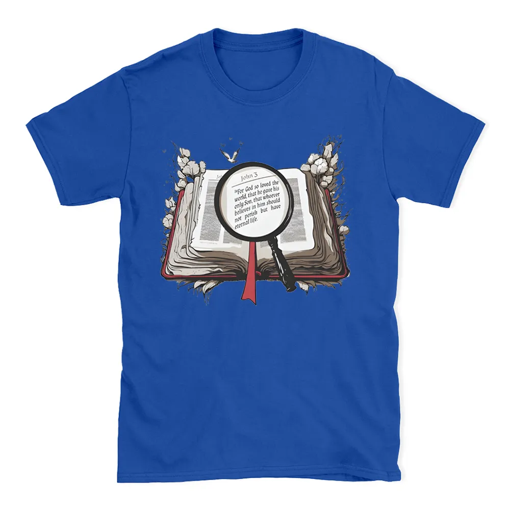 For God So Loved The Word Christian Washed T-Shirt