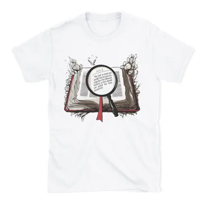 For God So Loved The Word Christian Washed T-Shirt