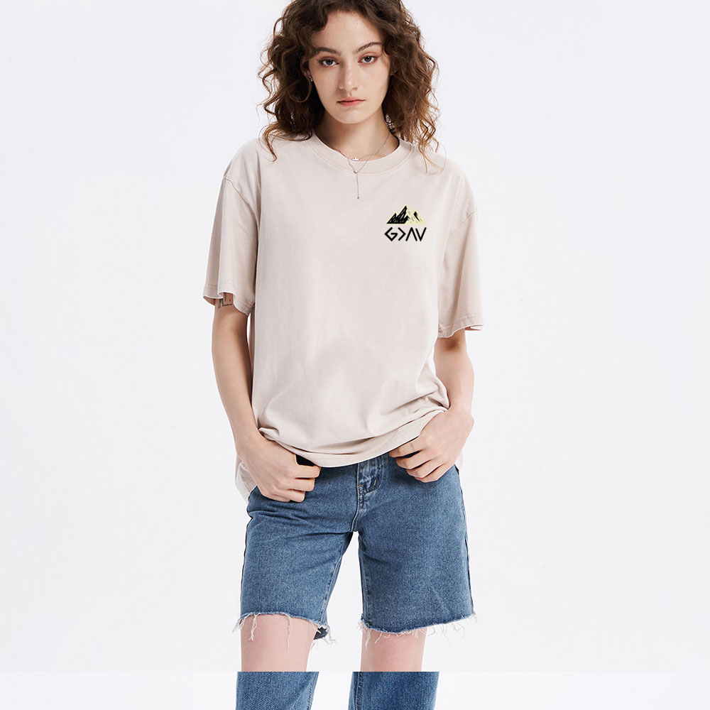 For God So Loved The World Chrisitan Washed T-Shirt