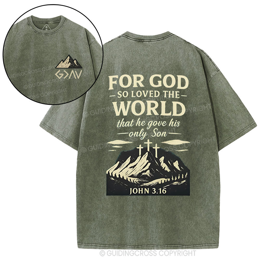 New-Sample Christian Washed T-Shirt Sale - GuidingCross