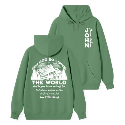 For God So Loved The World Christian Class Hoodie