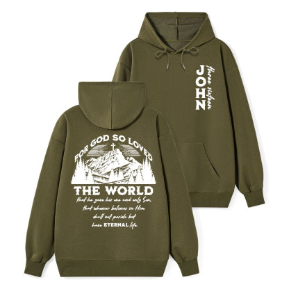 For God So Loved The World Christian Class Hoodie