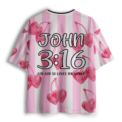 For God So Loved The World Christian Mesh Jersey