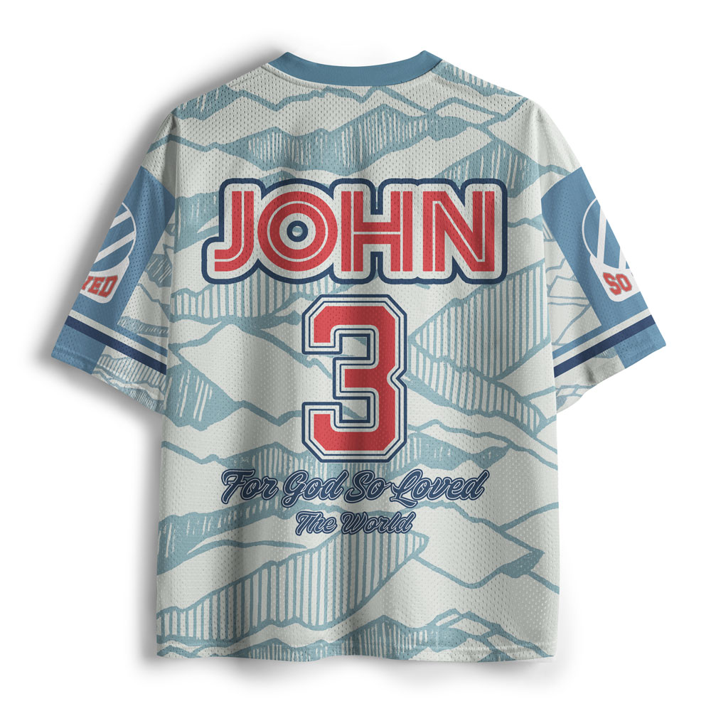 For God So Loved The World Christian Mesh Jersey 