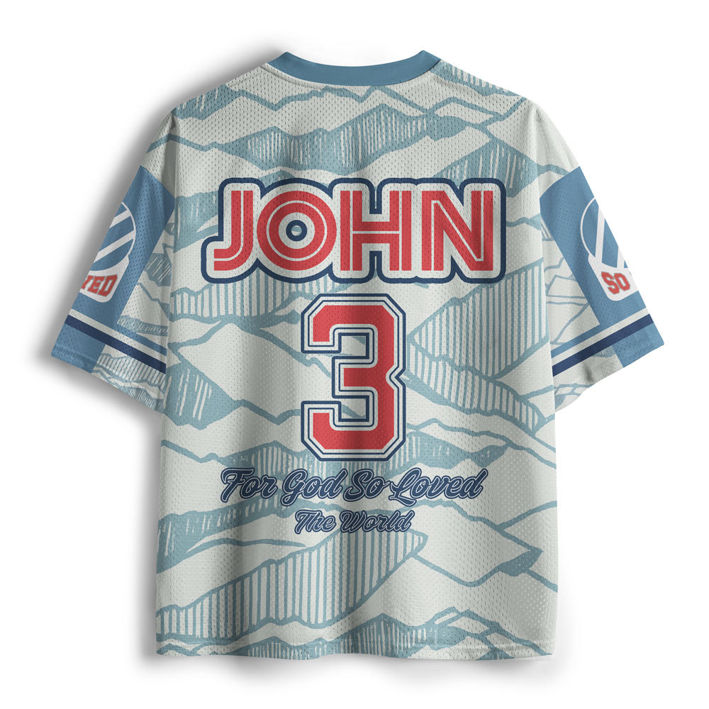 For God So Loved The World Christian Mesh Jersey 