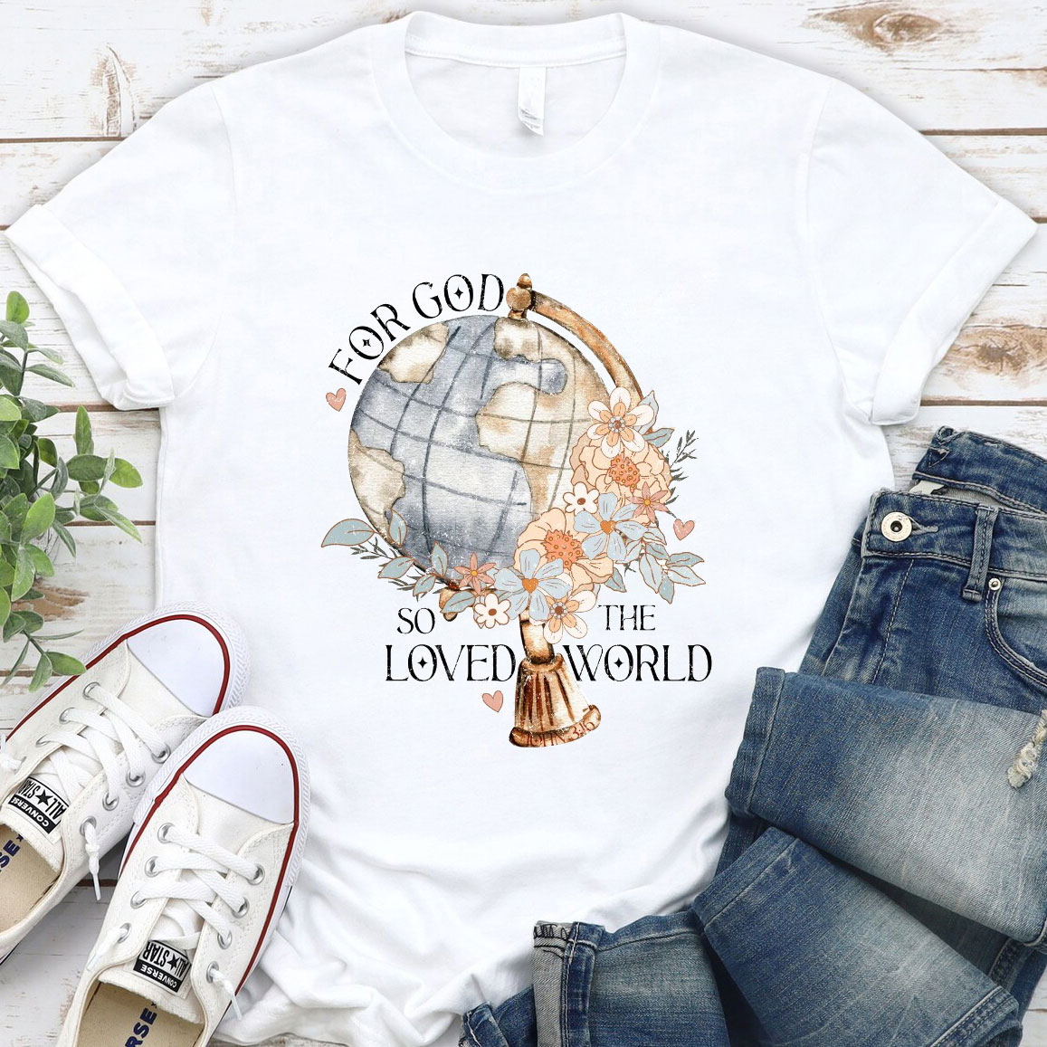 For God So Loved The World Christian T-Shirt