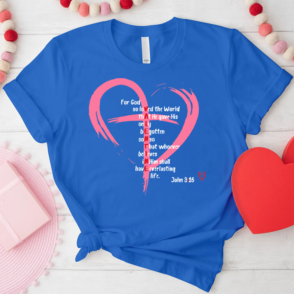 valentine christian shirt free printable - printable word for god