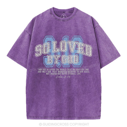 For God So Loved The World Washed T-Shirt