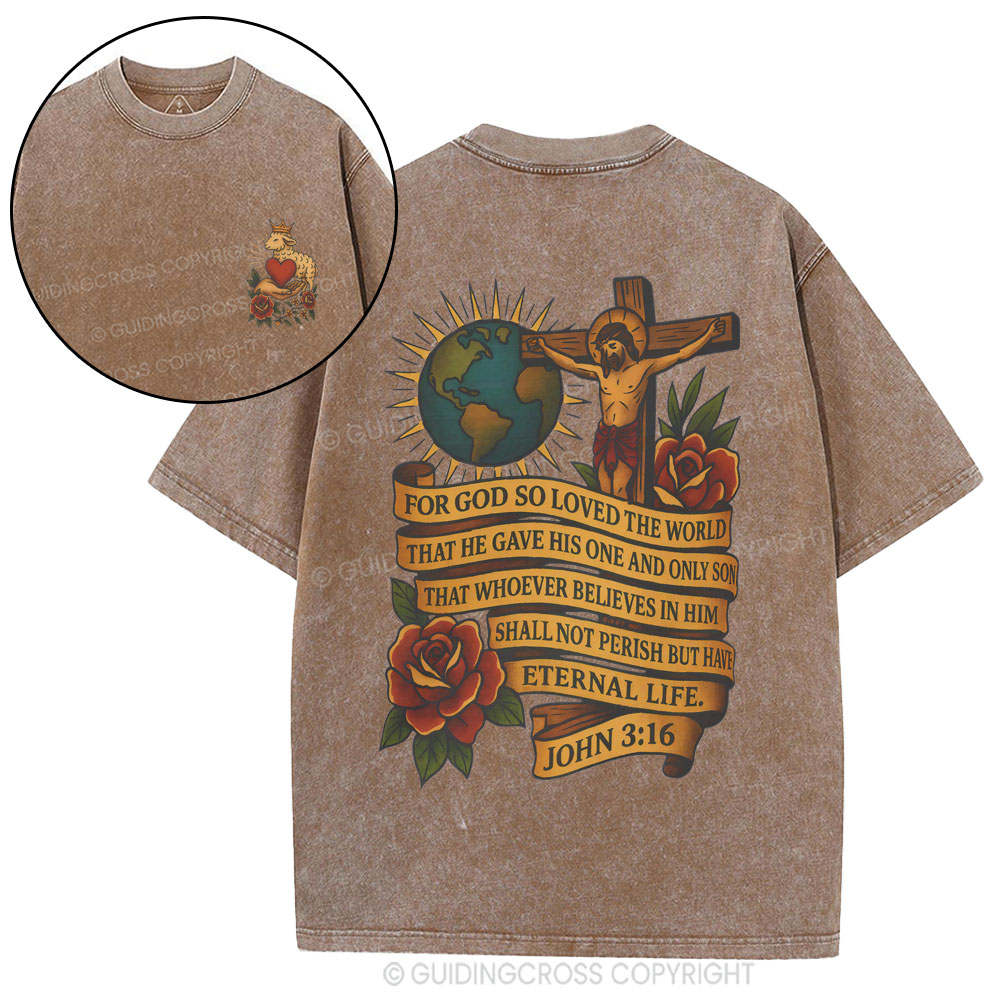 New-Sample Christian Washed T-Shirt Sale - GuidingCross