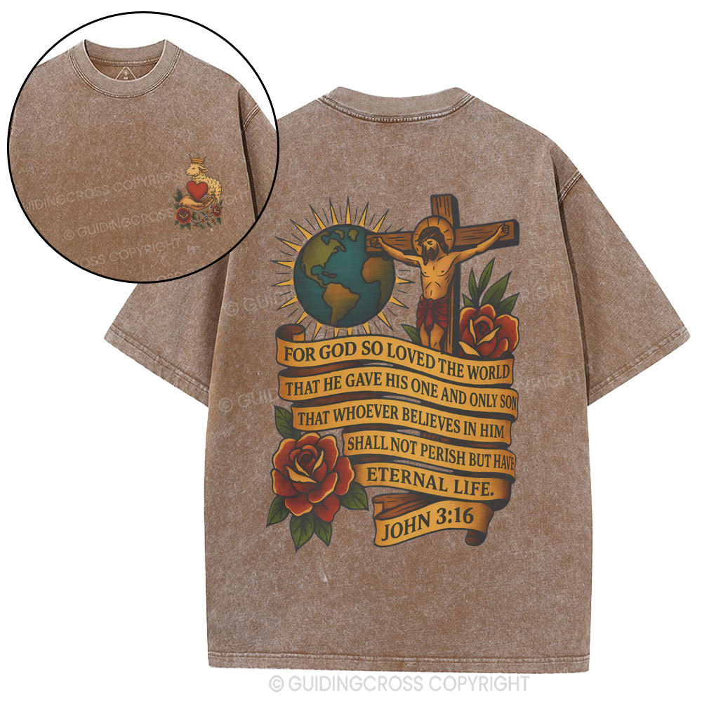 New-Sample Christian Washed T-Shirt Sale - GuidingCross