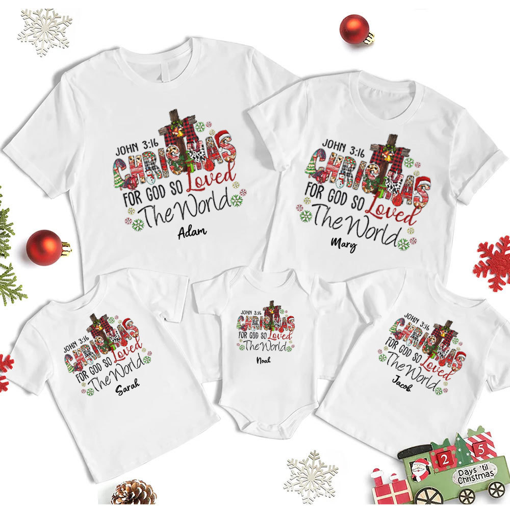 A Thrill Of Hope The Weary World Rejoice Christmas Family Matching Shirts Sale - GuidingCross