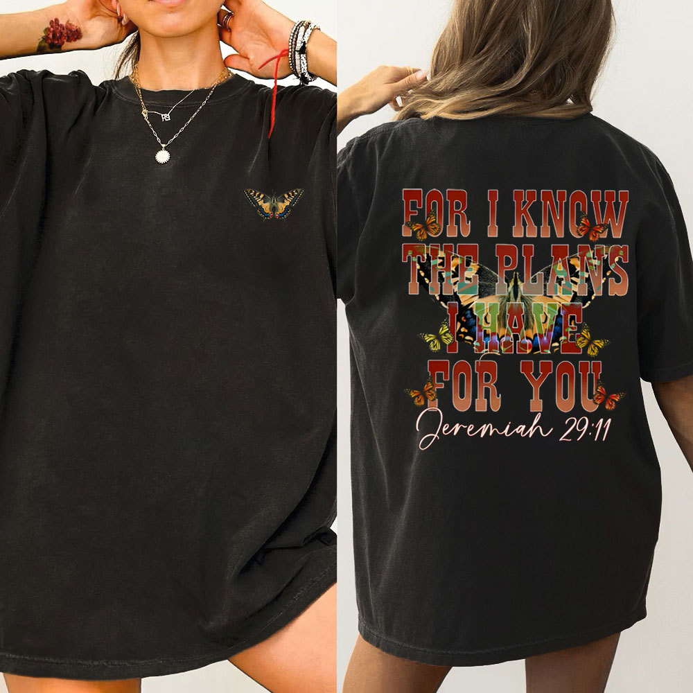 For I Know Christian Washed T-Shirt