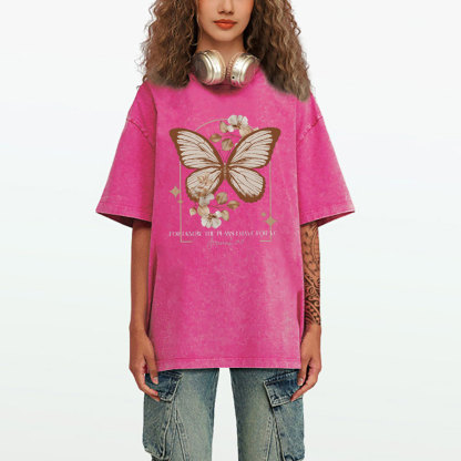 For I Know The Plan Christian Washed T-Shirt