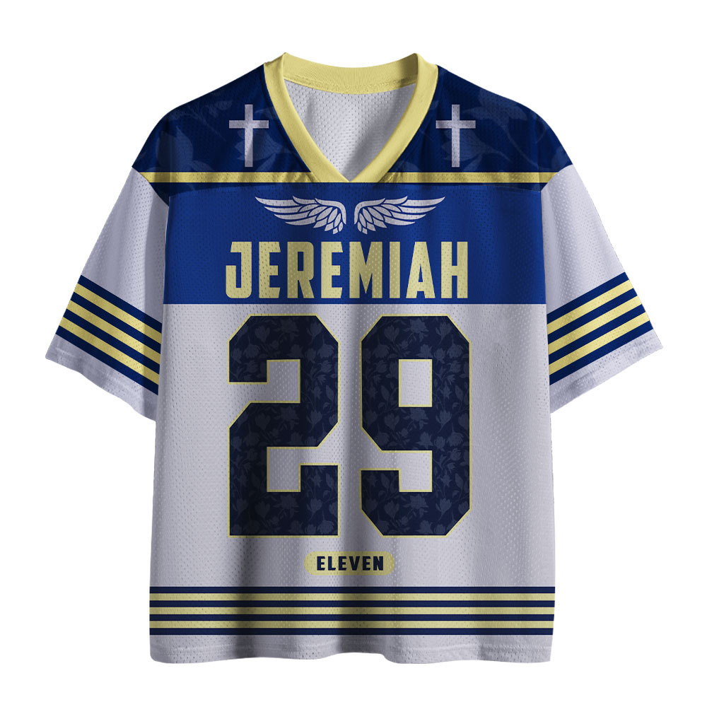 For I Know The Plan I Have For You Christian Mesh Jersey