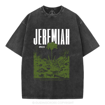 For I Know The Plans Christian Washed T-Shirt