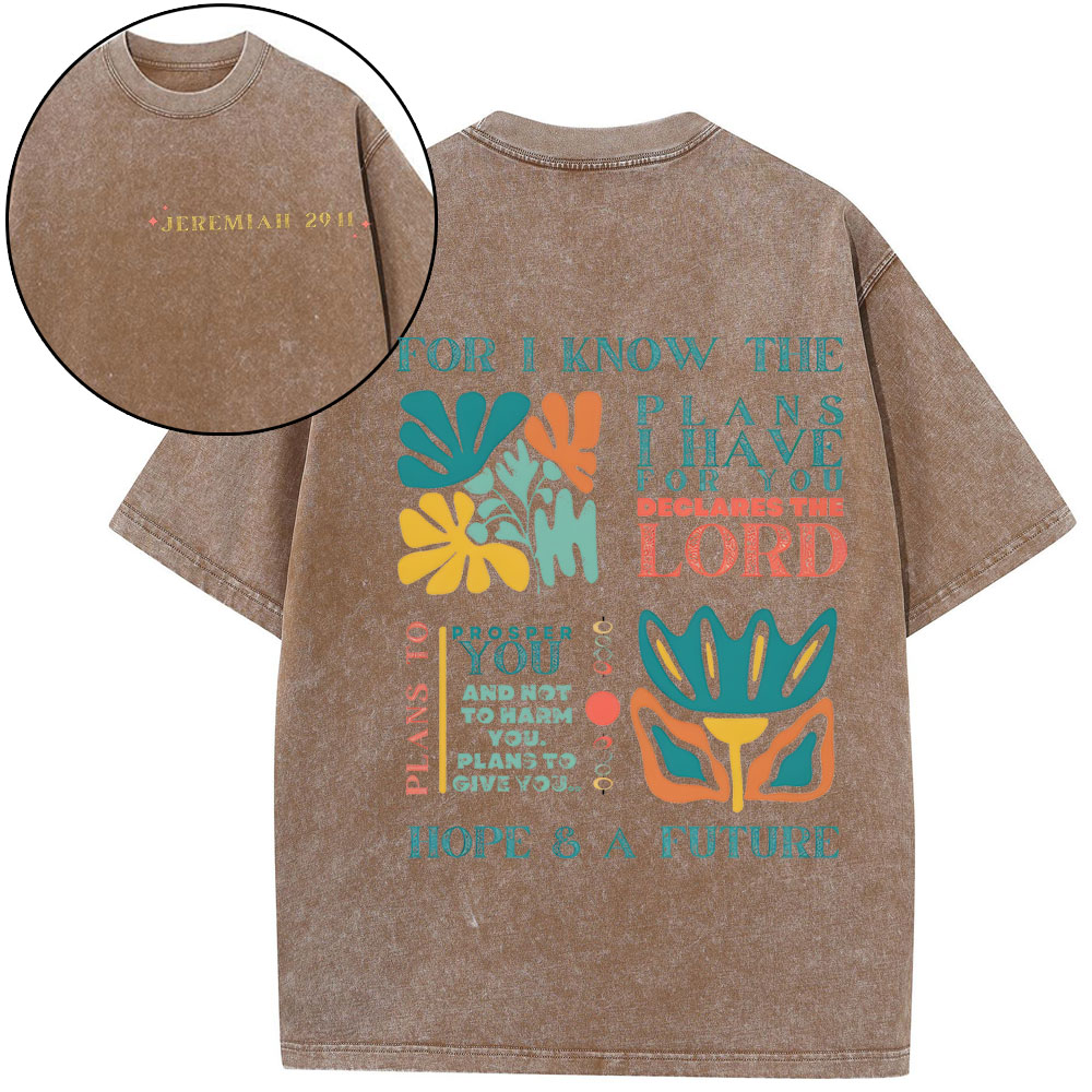 Double-Sided Vintage Washed Christian Sample T-Shirt Sale-GuidingCross