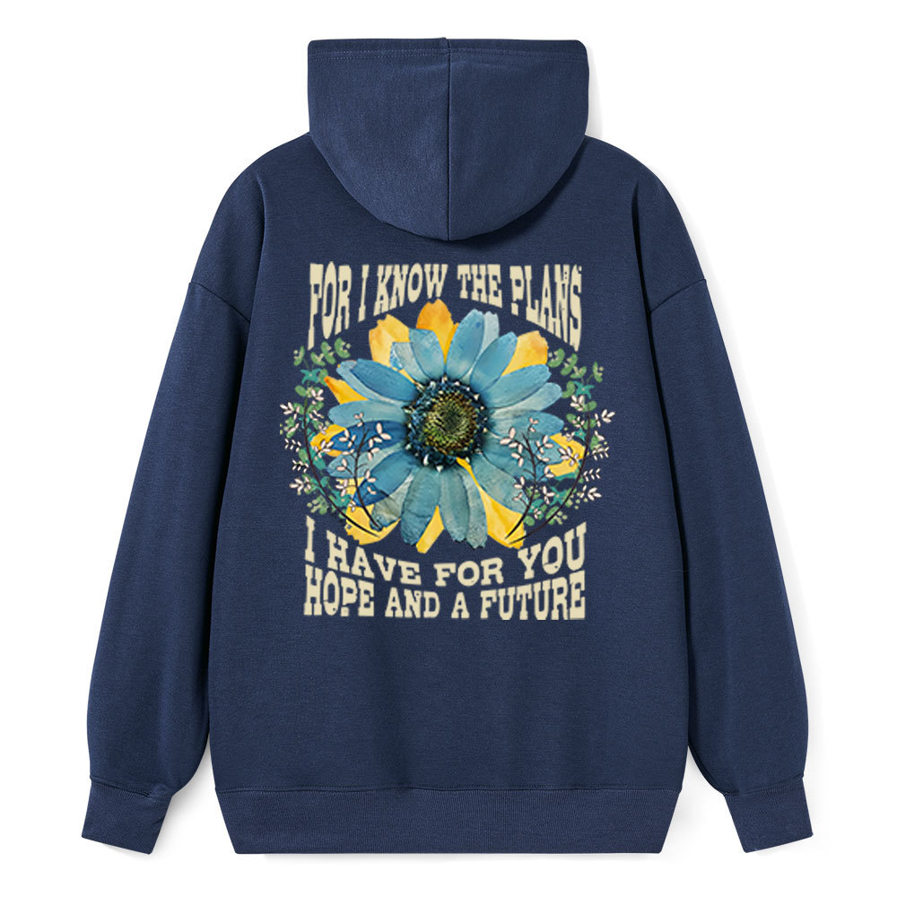 For I Know The Plans Classic Christian Hoodie
