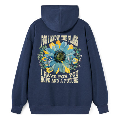 For I Know The Plans Classic Christian Hoodie