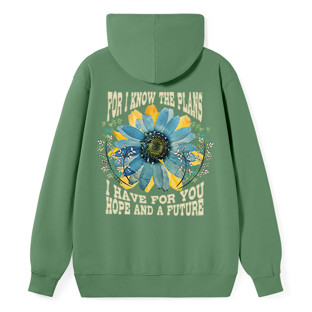 For I Know The Plans Classic Christian Hoodie