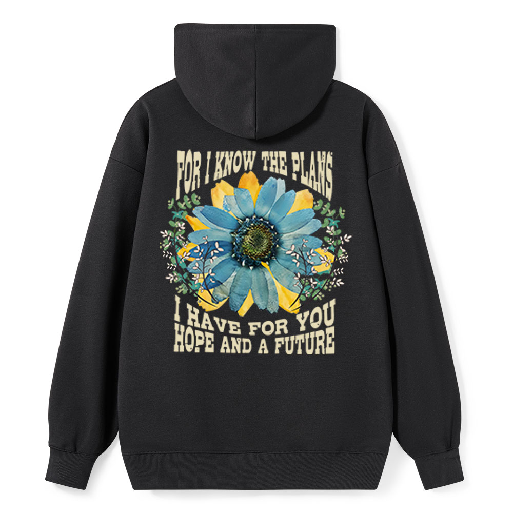 For I Know The Plans Classic Christian Hoodie