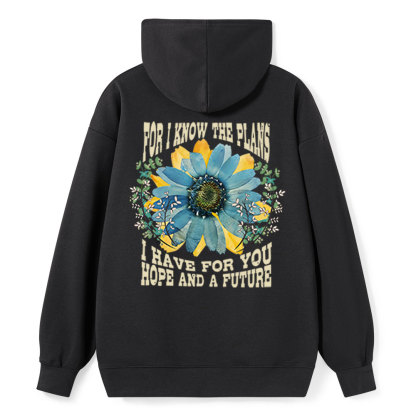 For I Know The Plans Classic Christian Hoodie
