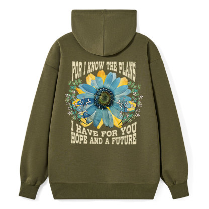 For I Know The Plans Classic Christian Hoodie