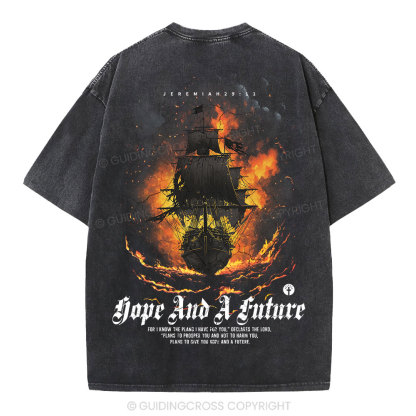 For I Know The Plans I Have For You Christian Washed T-Shirt