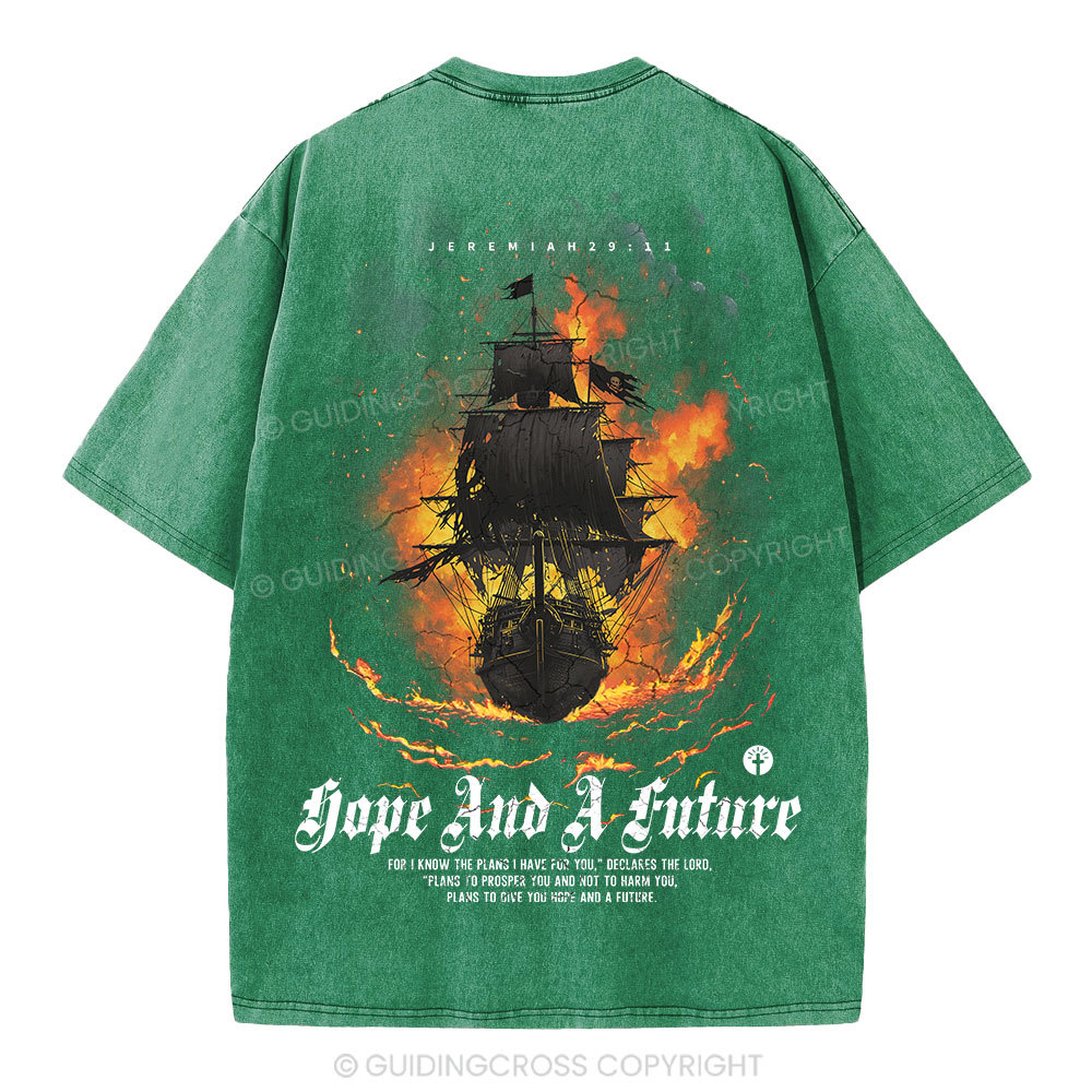 For I Know The Plans I Have For You Christian Washed T-Shirt