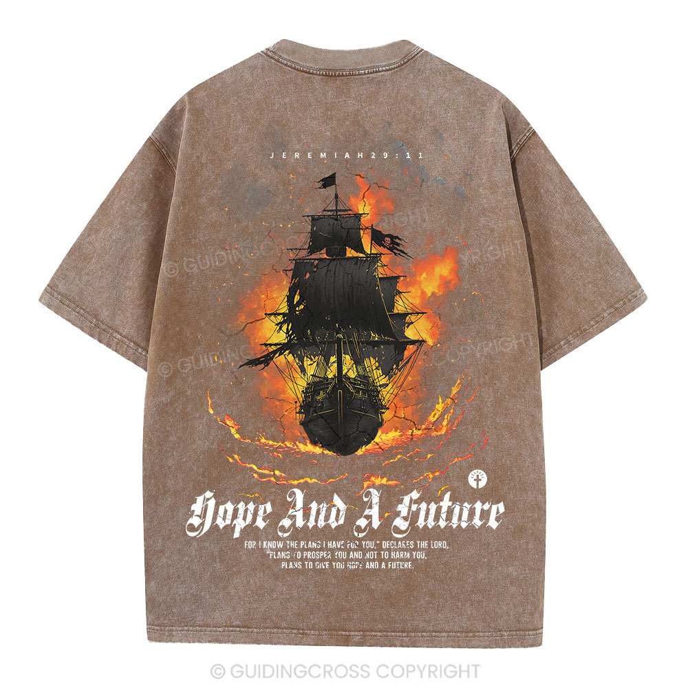 For I Know The Plans I Have For You Christian Washed T-Shirt