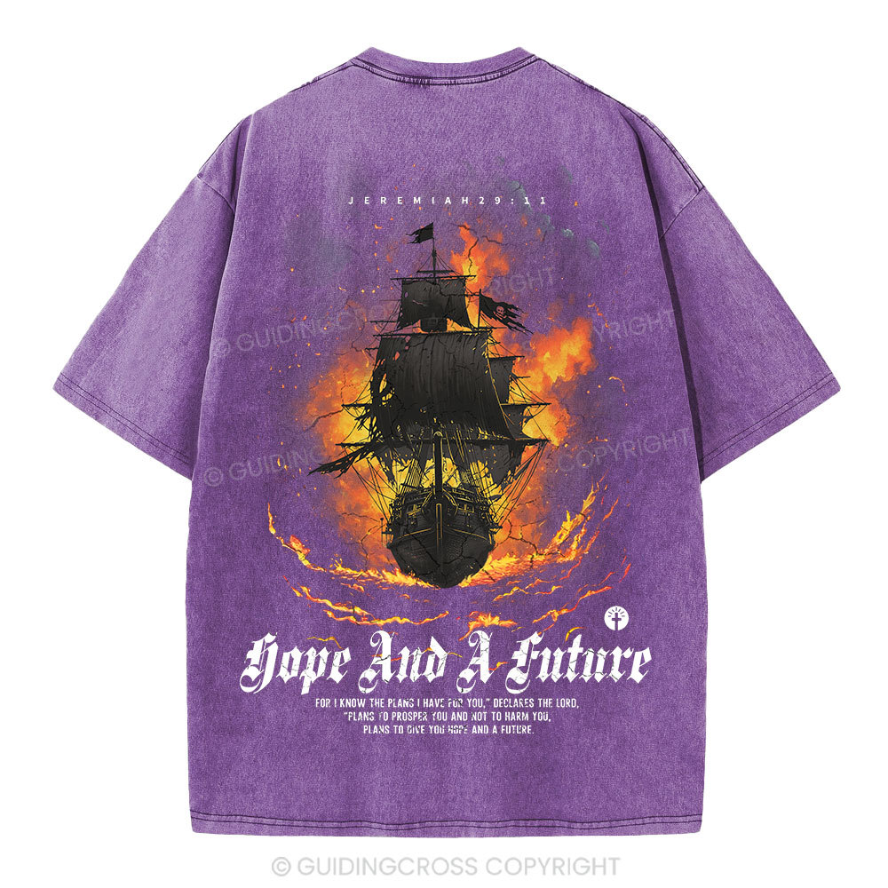 For I Know The Plans I Have For You Christian Washed T-Shirt