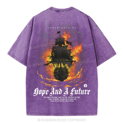 For I Know The Plans I Have For You Christian Washed T-Shirt