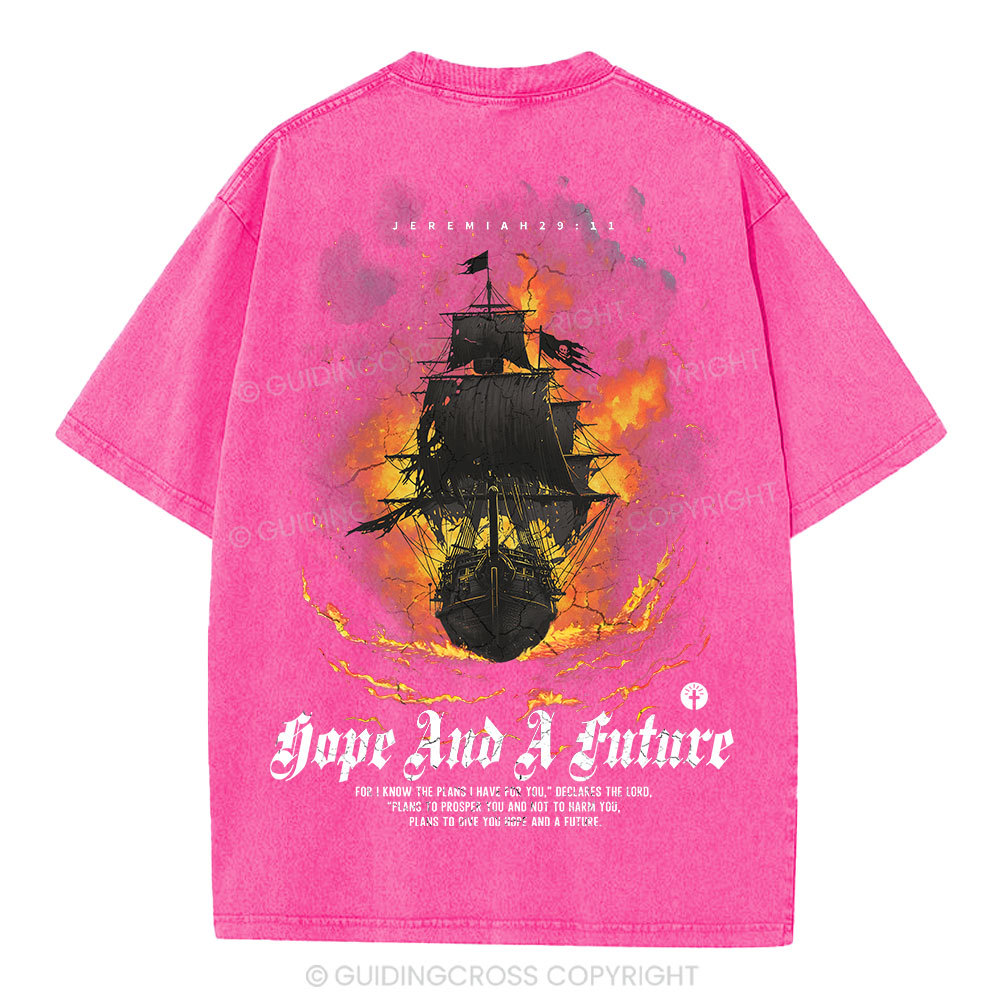 For I Know The Plans I Have For You Christian Washed T-Shirt