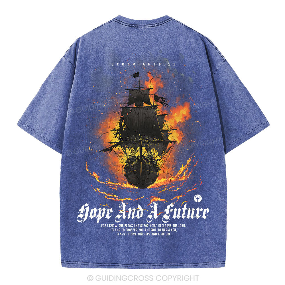 For I Know The Plans I Have For You Christian Washed T-Shirt