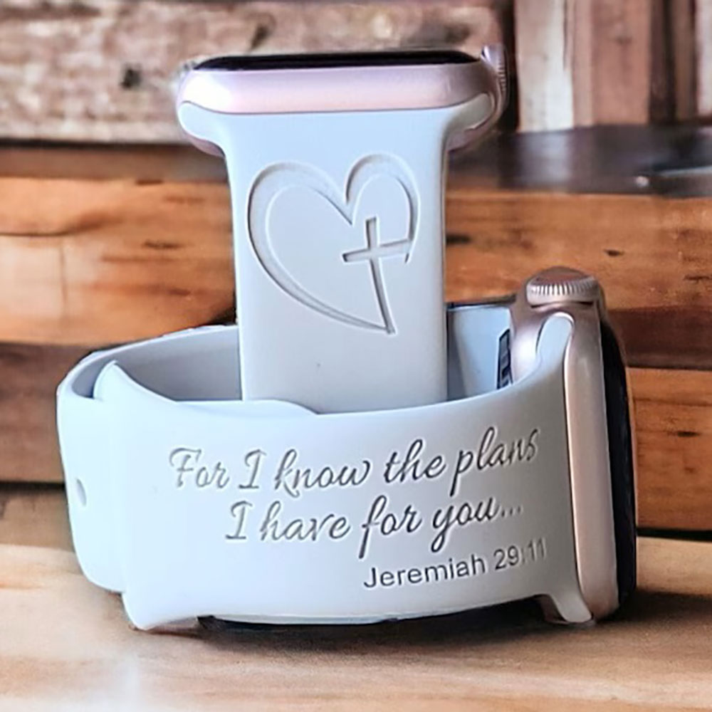 For I Know The Plans I Have For You Christian Watch Band