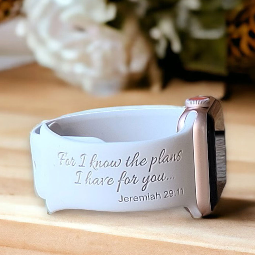 For I Know The Plans I Have For You Christian Watch Band