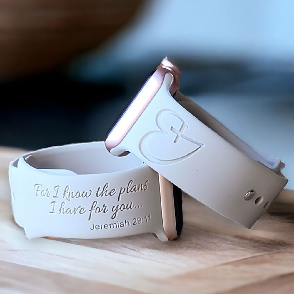For I Know The Plans I Have For You Christian Watch Band