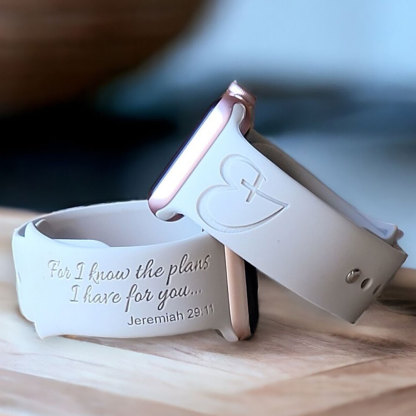 For I Know The Plans I Have For You Christian Watch Band