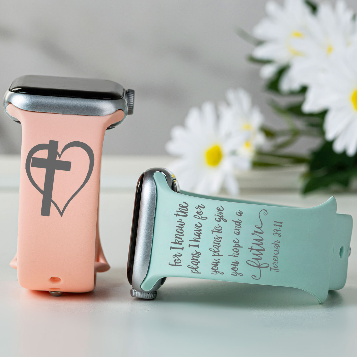 For I Know The Plans I Have For You Engraved Watch Band