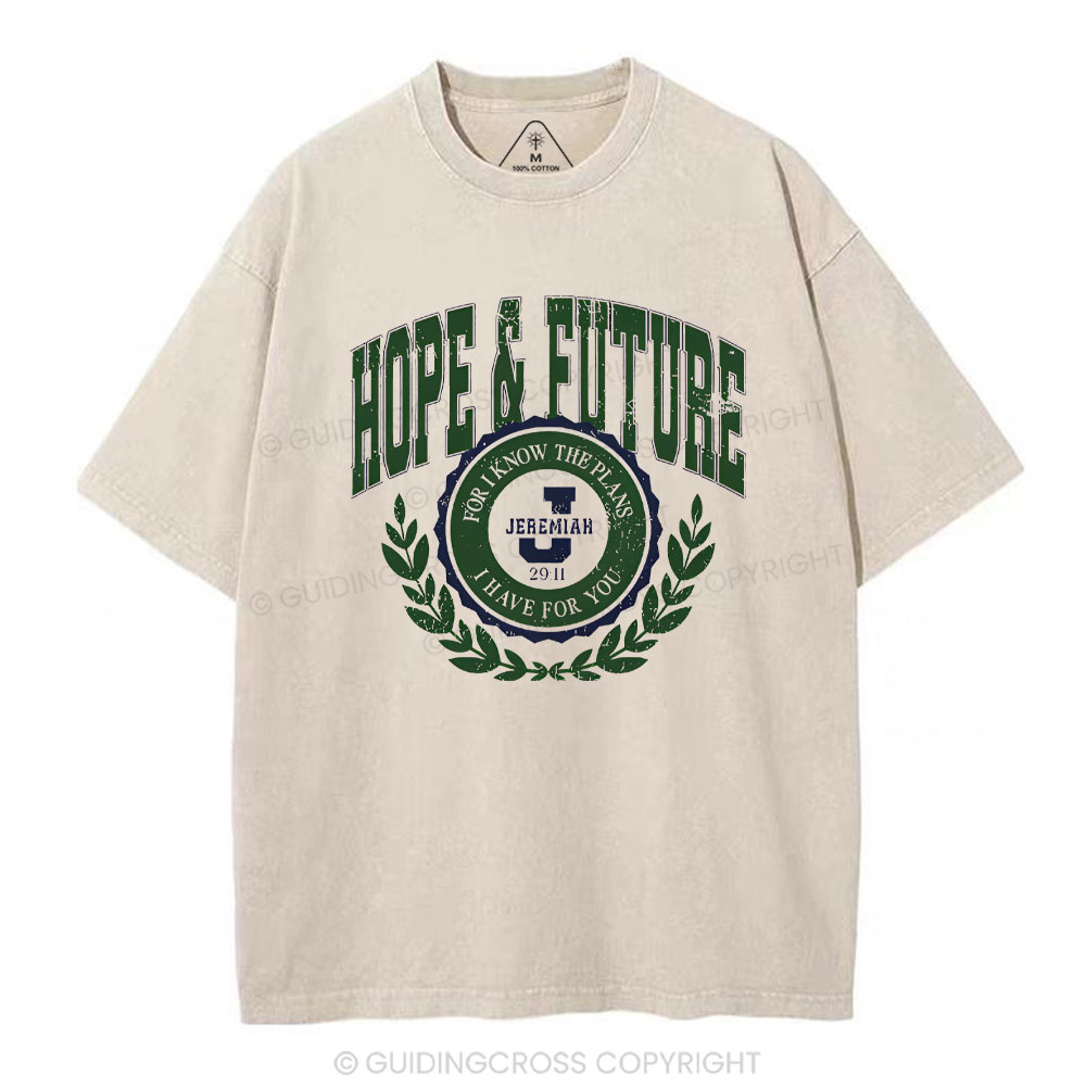 For I Know The Plans I Have For You Washed T-Shirt