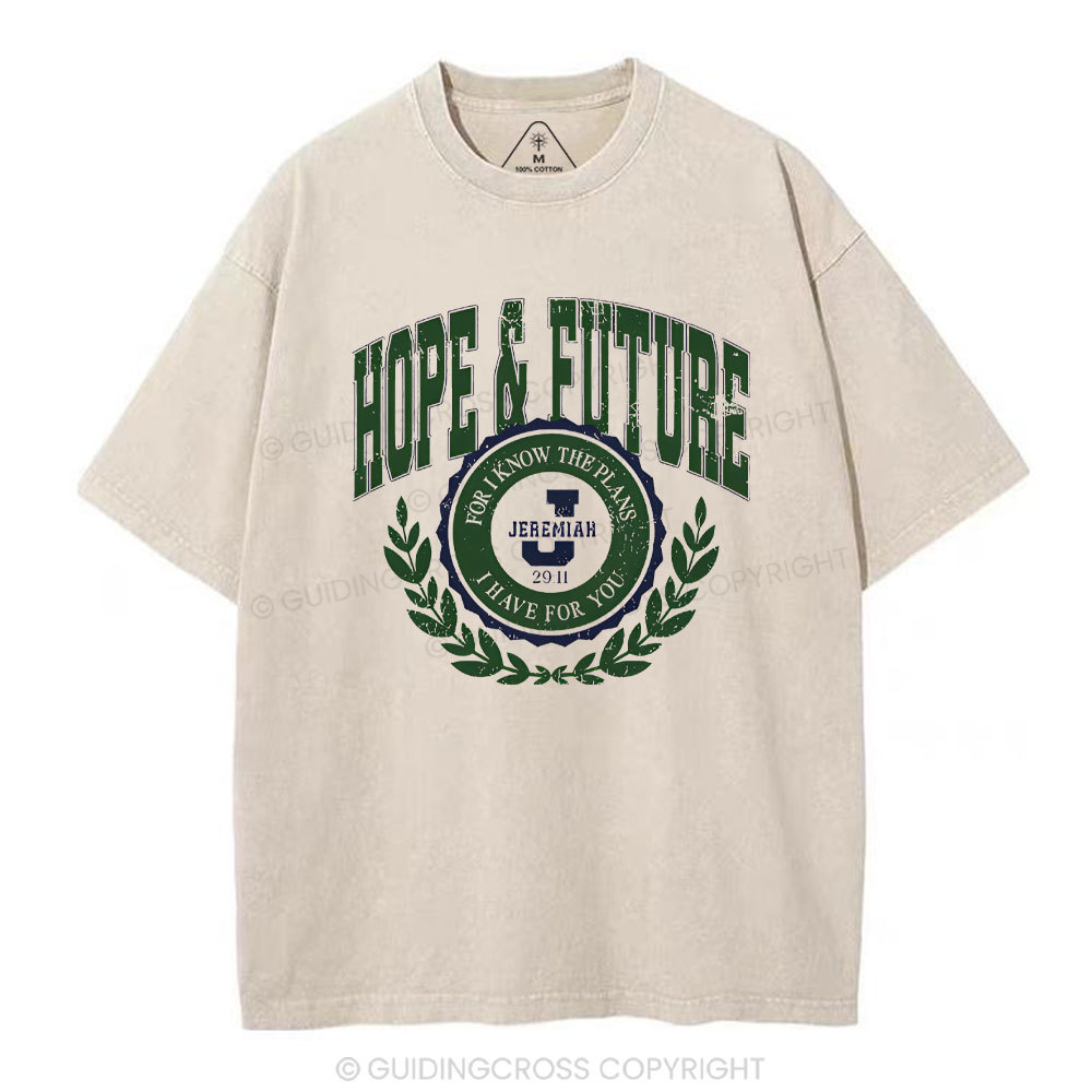 For I Know The Plans I Have For You Washed T-Shirt