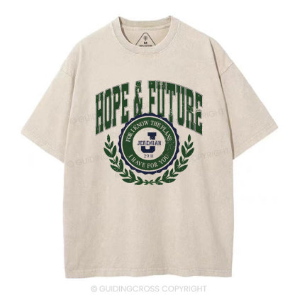 For I Know The Plans I Have For You Washed T-Shirt