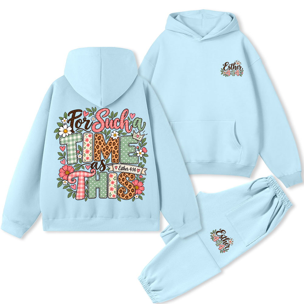 For Such A Time As This Christian Premium Fleece Hoodie Set