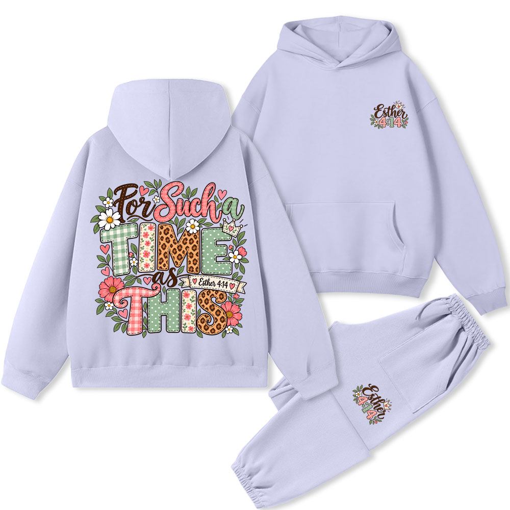 For Such A Time As This Christian Premium Fleece Hoodie Set