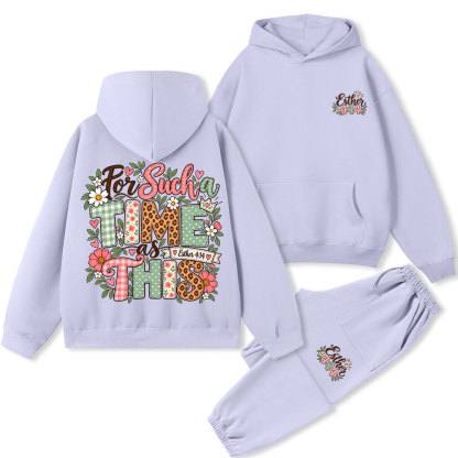 For Such A Time As This Christian Premium Fleece Hoodie Set