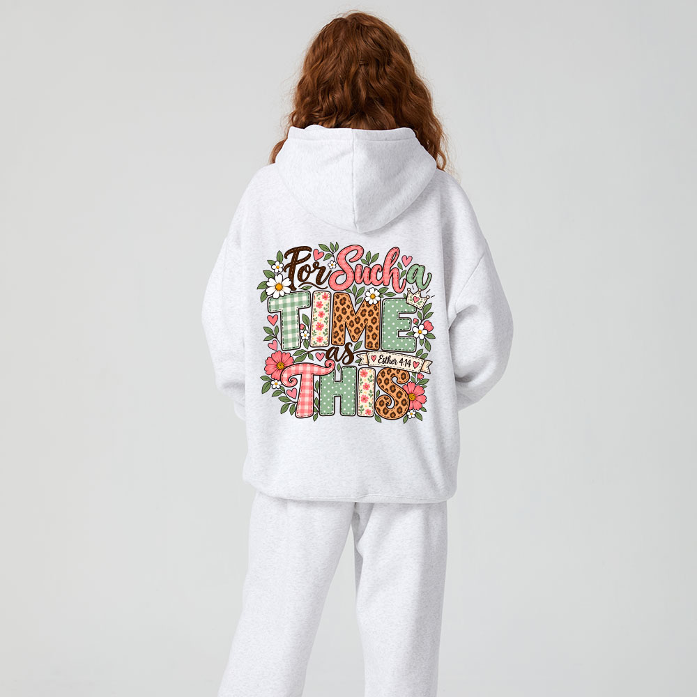 For Such A Time As This Christian Premium Fleece Hoodie Set